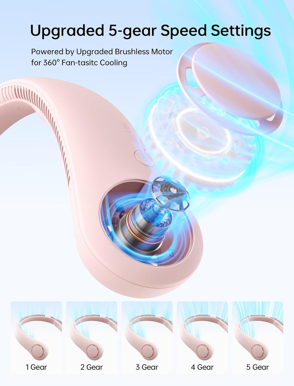 Portable Mini Headphones Fan