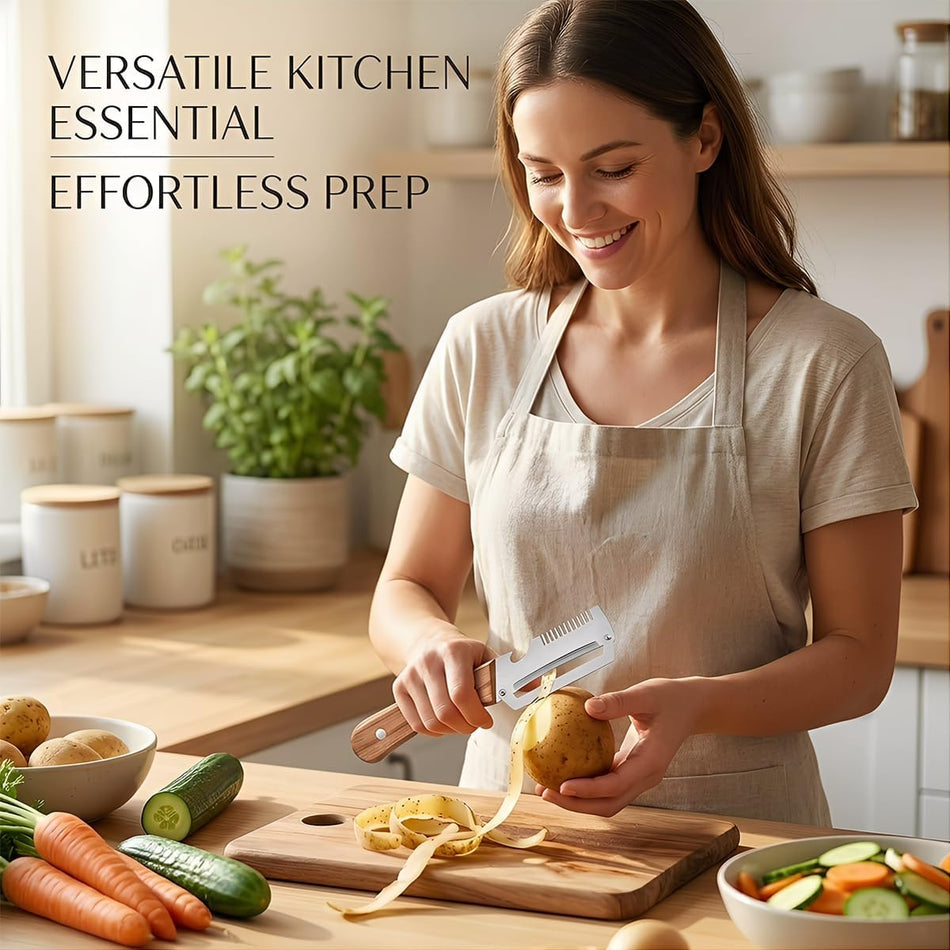 3-in-1 Stainless Steel Vegetable Peeler
