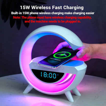 LED Wireless Charging Bluetooth Speaker
