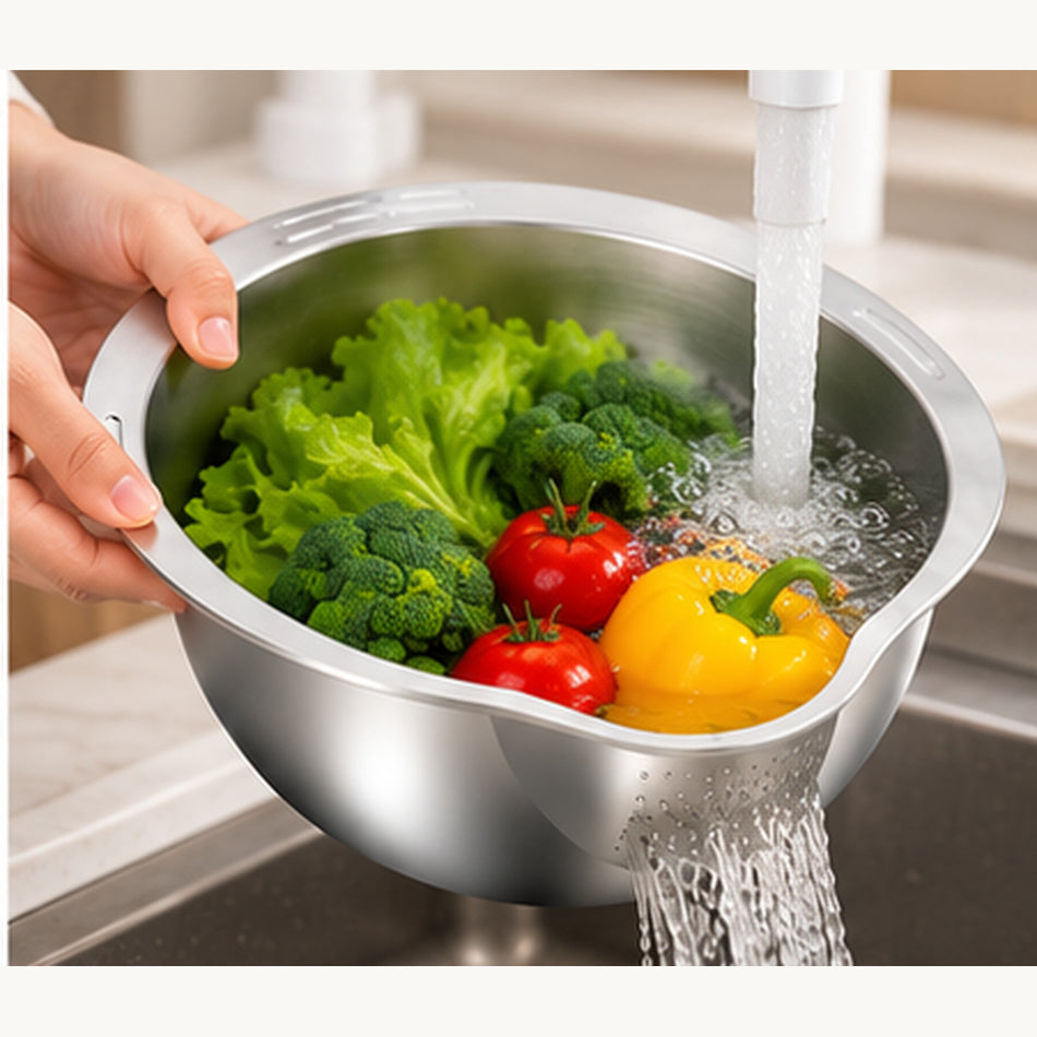 Stainless Steel Colander & Mixing Bowl! ✨