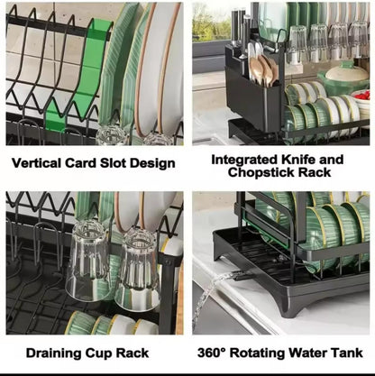 Multi Functional Dish Rack 2 Layer