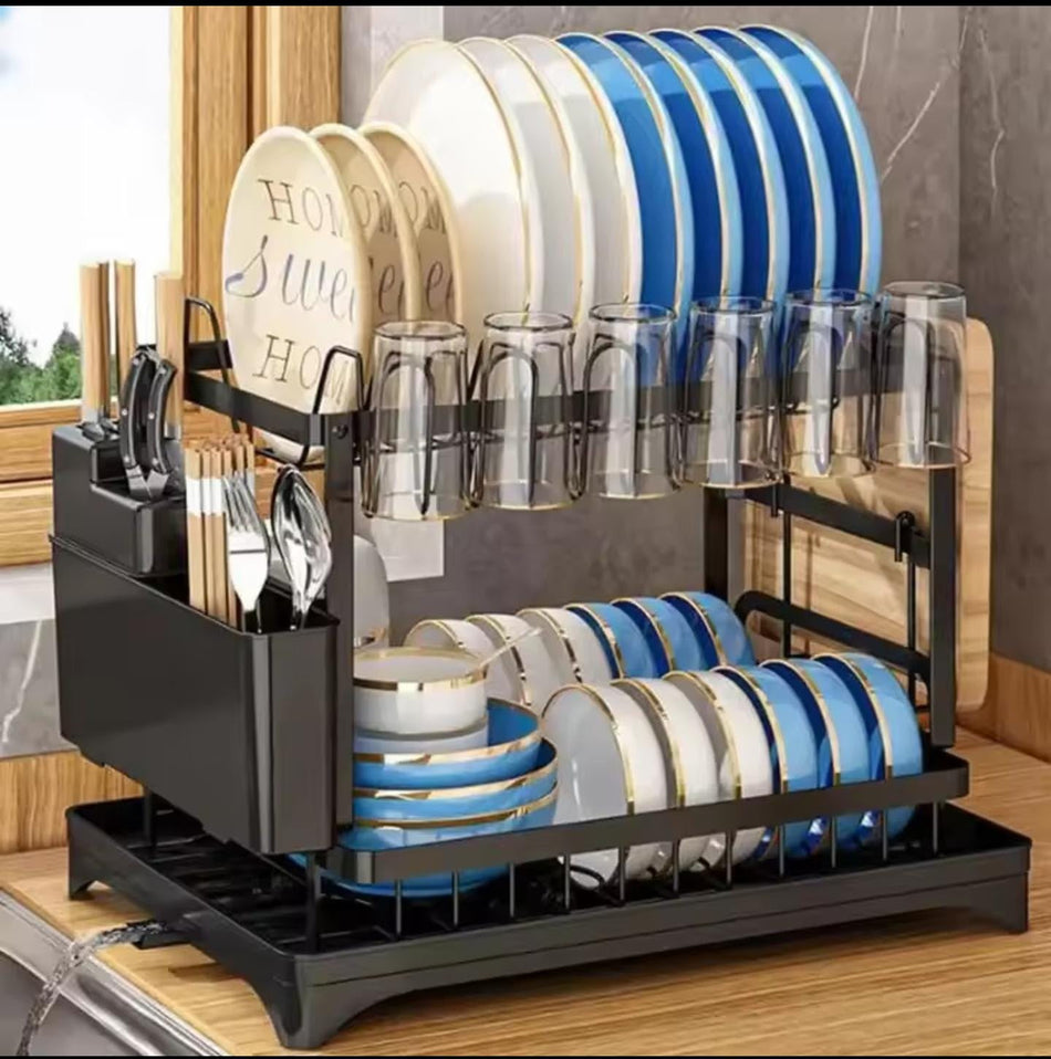 Multi Functional Dish Rack 2 Layer