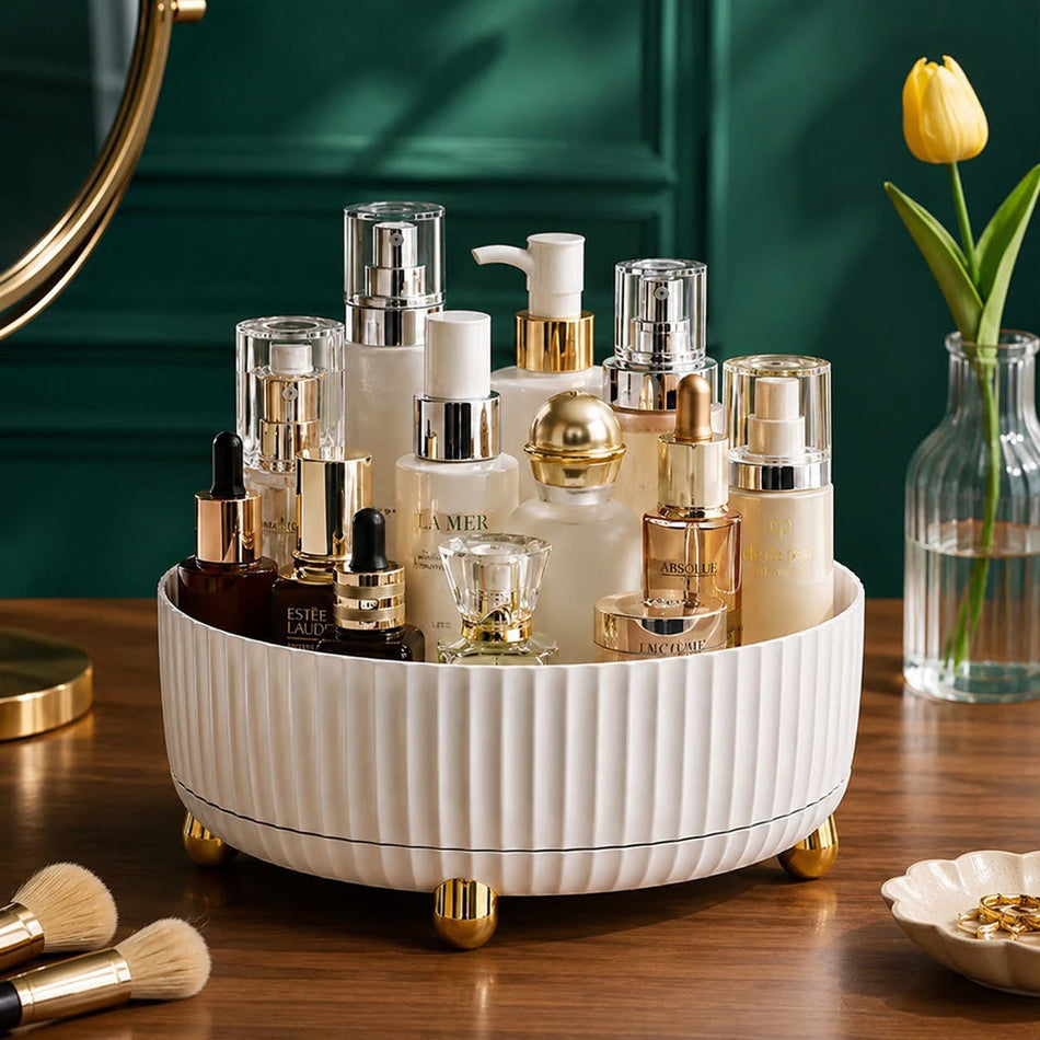 Modern 360° Rotating Tray for Makeup