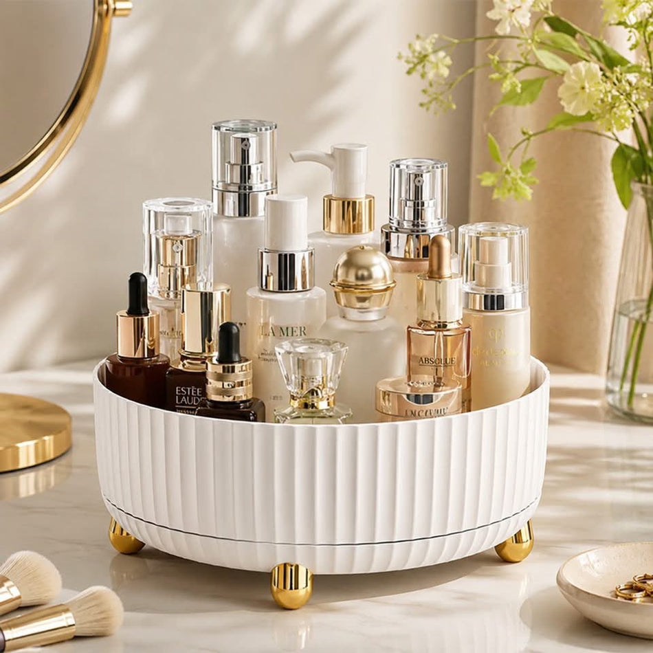 Modern 360° Rotating Tray for Makeup