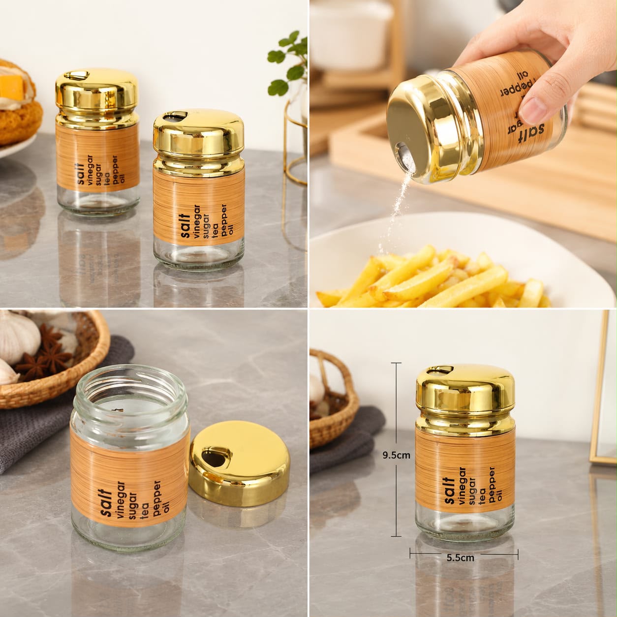 PREMIUM GLASS SPICE BOTTLE