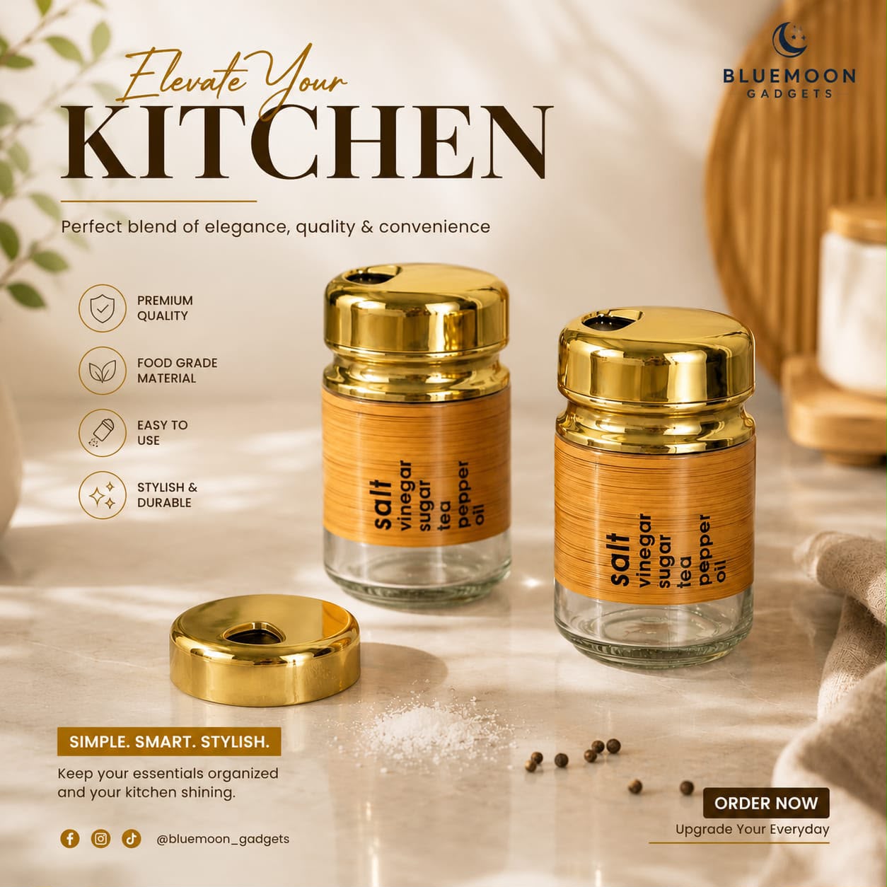 PREMIUM GLASS SPICE BOTTLE