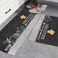 2-Piece Kitchen Runner Mats Set – Non-Slip & Super Absorbent