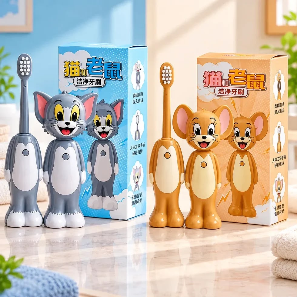 Cartoon Character Toothbrush