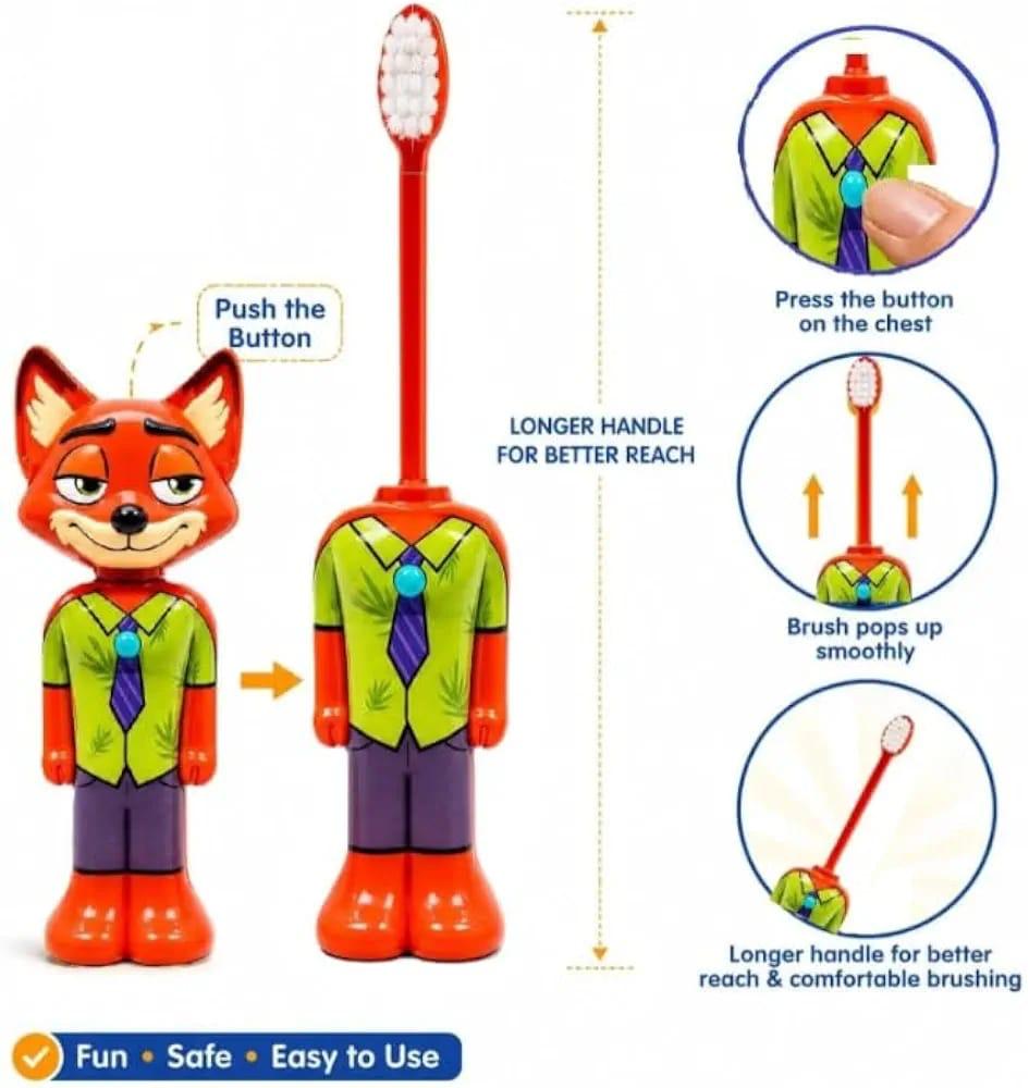 Cartoon Character Toothbrush