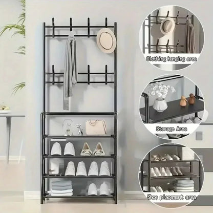 PREMIUM COAT & SHOE RACK