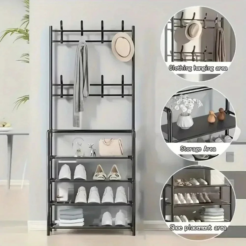 PREMIUM COAT & SHOE RACK