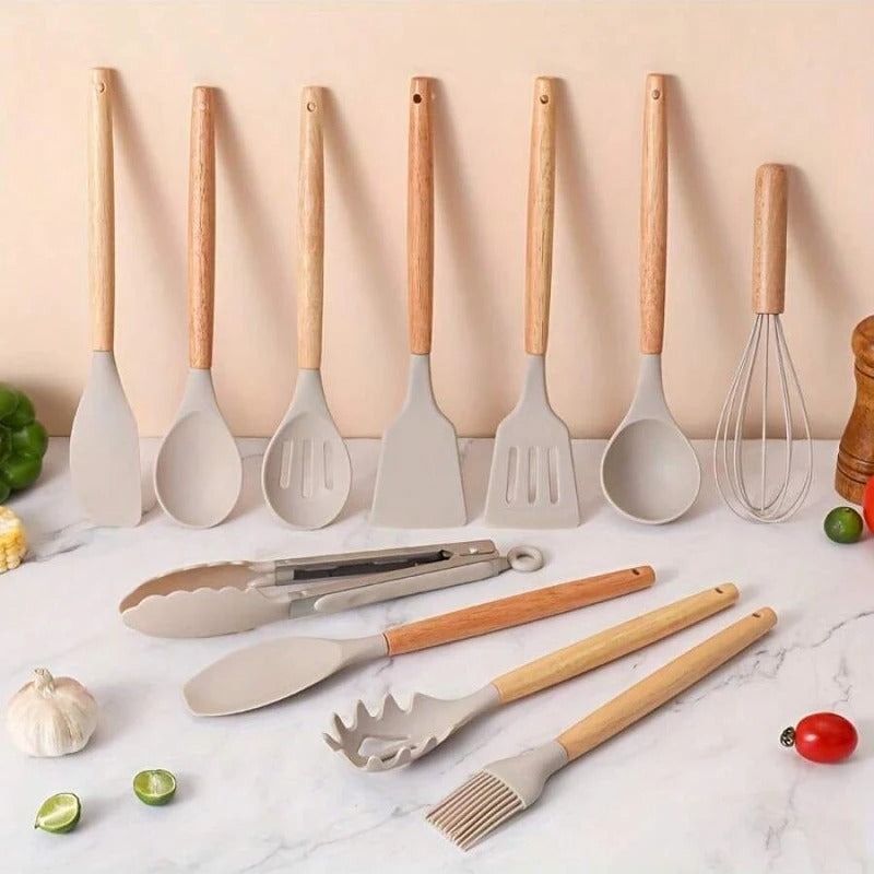 Silicon spoon set 12 pcs