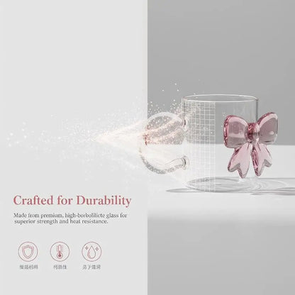 Bow style Decor Glass