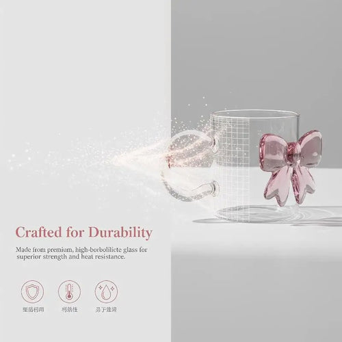 Bow style Decor Glass