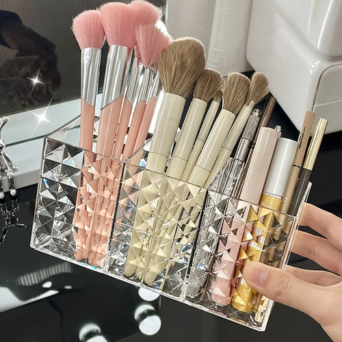 3 drawer organizer Brush holder
