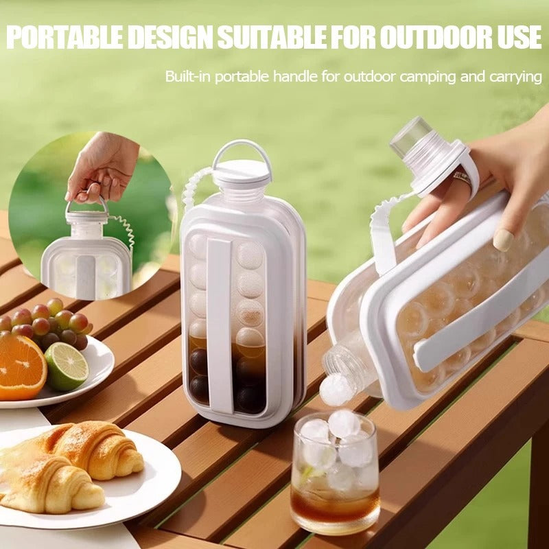 Portable Ice Ball Maker Bottle