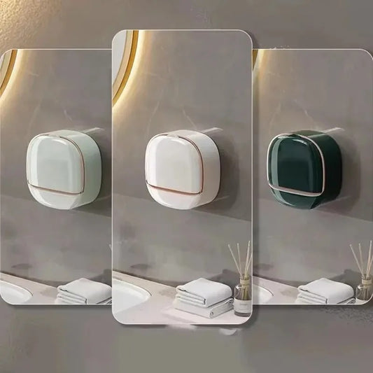 Wall mounted soap box