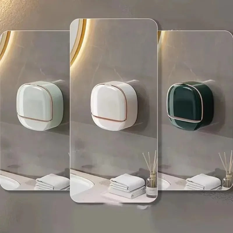 Wall mounted soap box