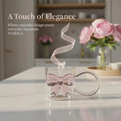 Bow style Decor Glass