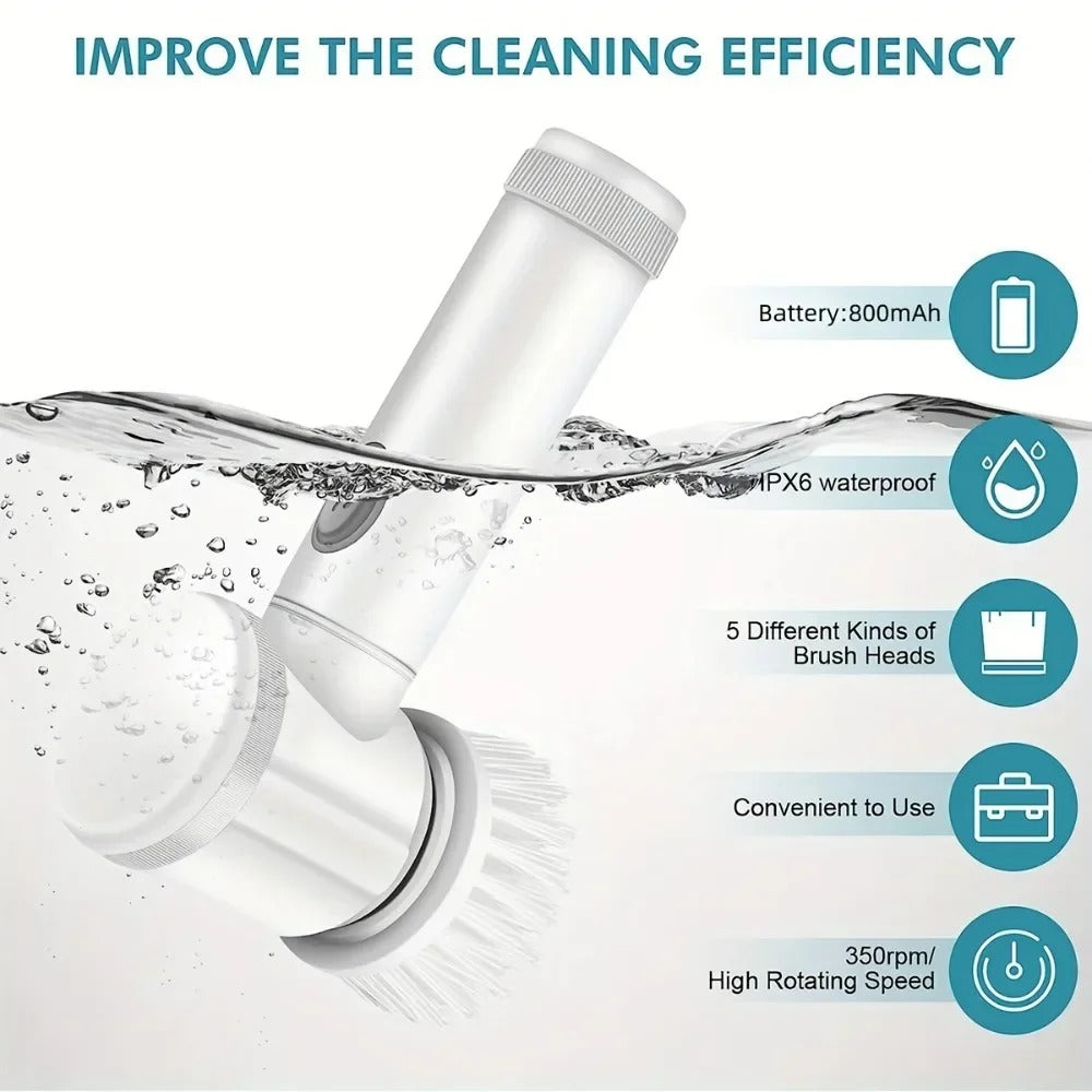 Multifunctional Electric Cleaning Brush