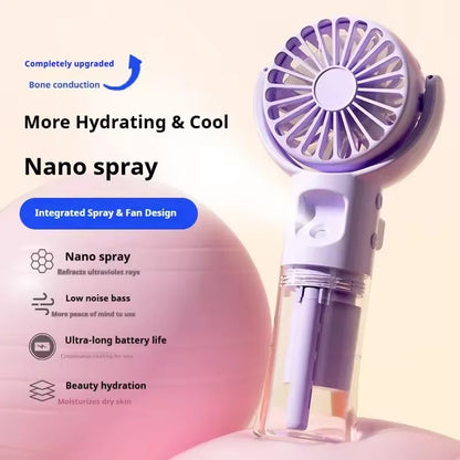 Portable Water Mist Mini Fan