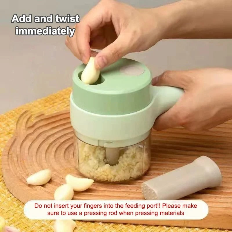 Electric Chopper Vegetable Cutter