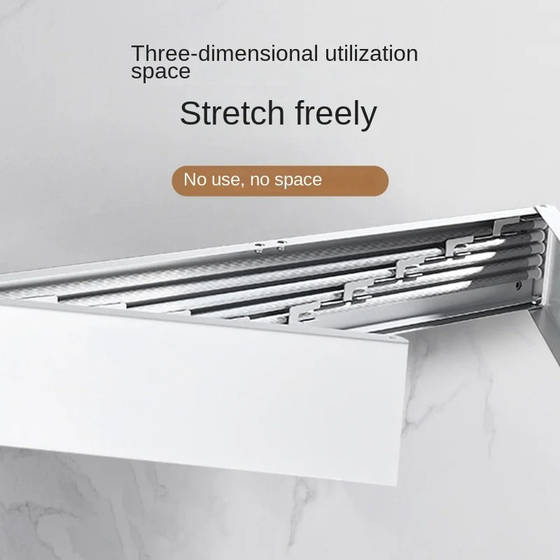 Wall Mounted Foldable Towel Rack