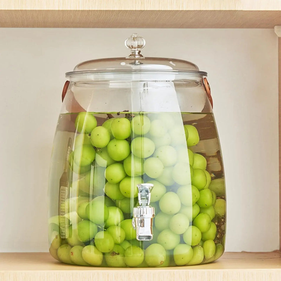 Unbreakable Plastic Beverage Barrel Dispenser