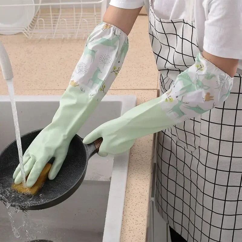 Long Sleeve Dishwashing Gloves