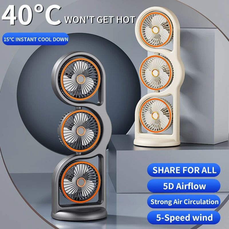 360 manual oscillating fan