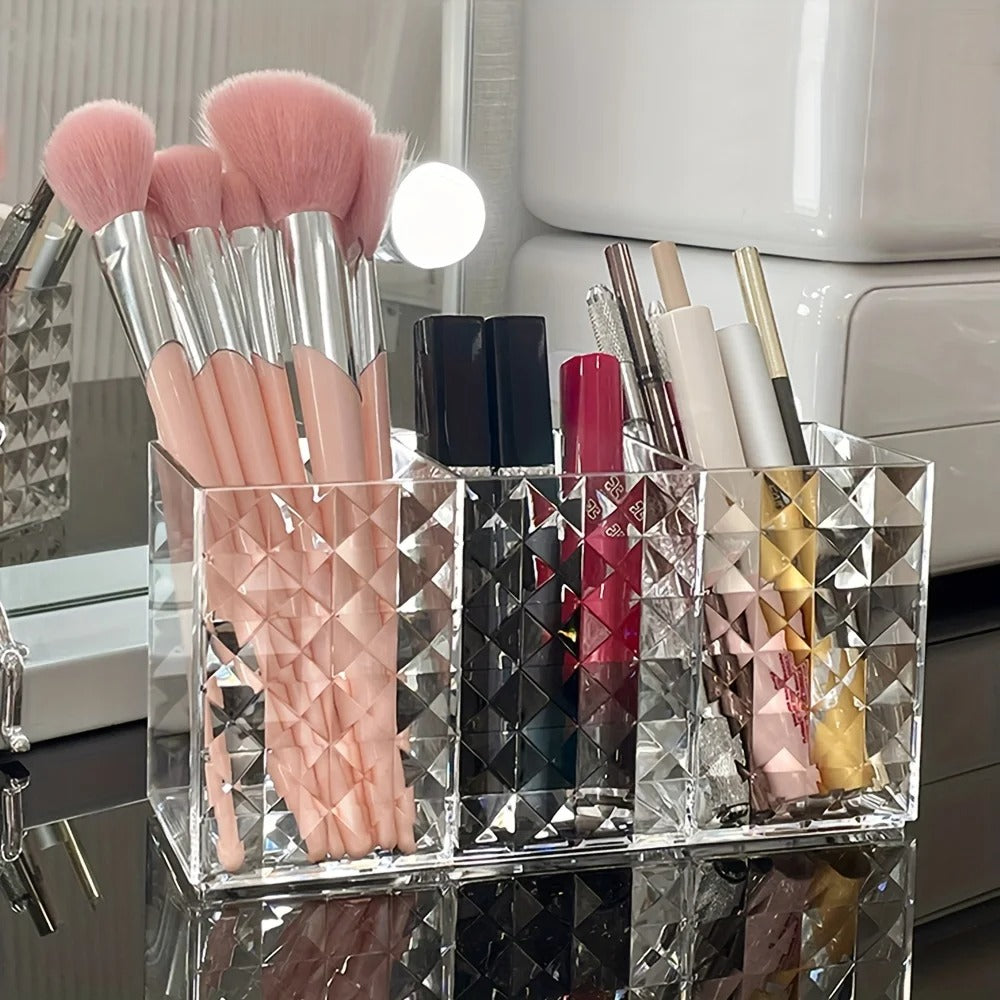 3 drawer organizer Brush holder
