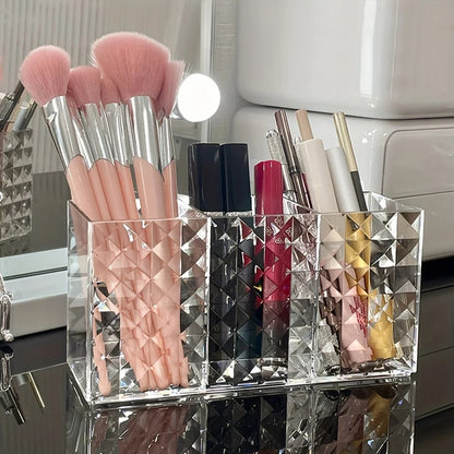 3 drawer organizer Brush holder