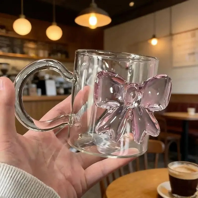 Bow style Decor Glass