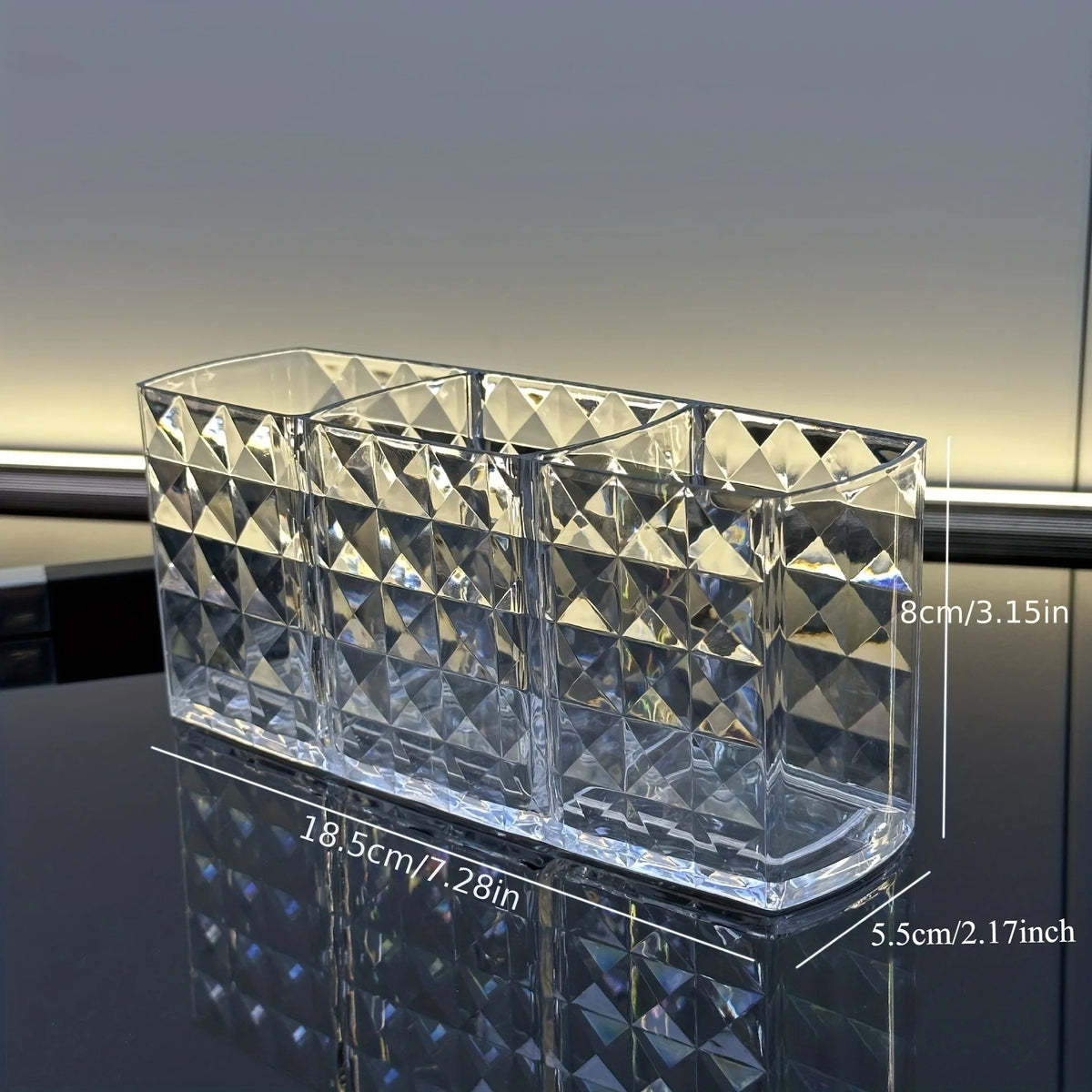 3 drawer organizer Brush holder