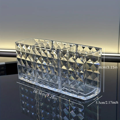 3 drawer organizer Brush holder