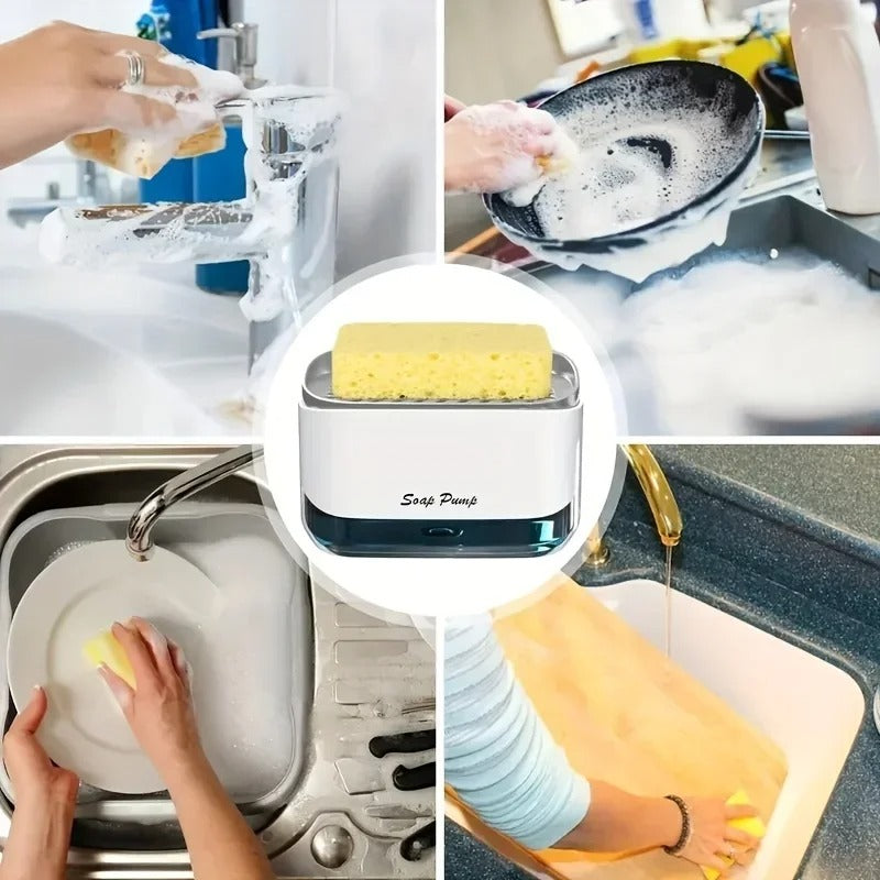 Soap and pump caddy dispenser