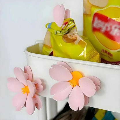 Aesthetic Flower Magnetic Sealing Clip