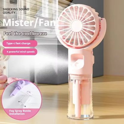 Portable Water Mist Mini Fan