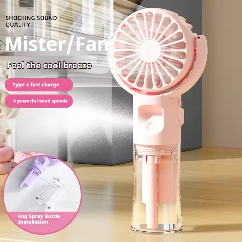 Portable Water Mist Mini Fan