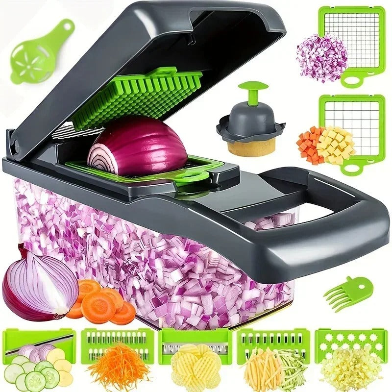 16 in 1 Multifunctional Vegetable Chopper and Slicer