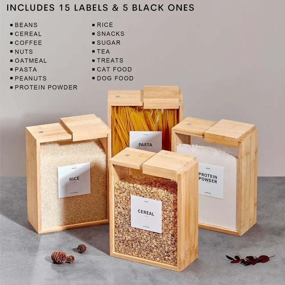 Bamboo Food-Grade Storage Box