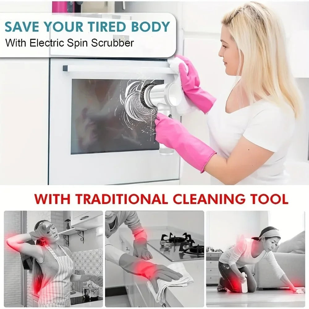 Multifunctional Electric Cleaning Brush