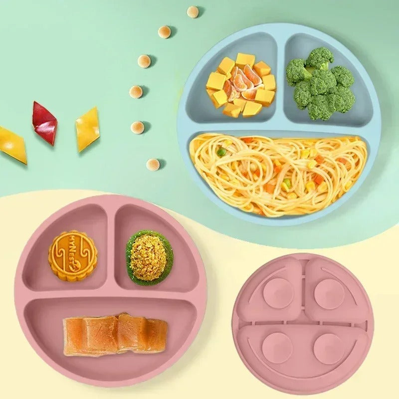 Food Grade Silicone Children's Tableware Set