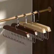 Wood Hanger 8 Hooks