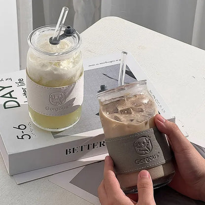 Aesthetic Glass Sipper