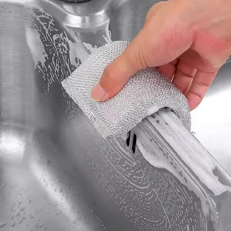 4Pcs Silver sponge