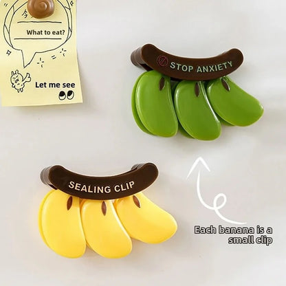 Banana Fridge Magnetic Sealing Clip