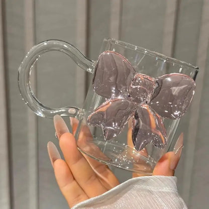Bow style Decor Glass
