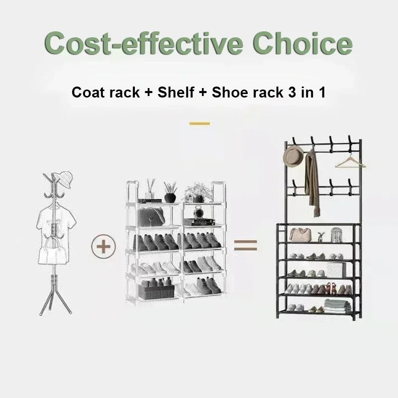 PREMIUM COAT & SHOE RACK