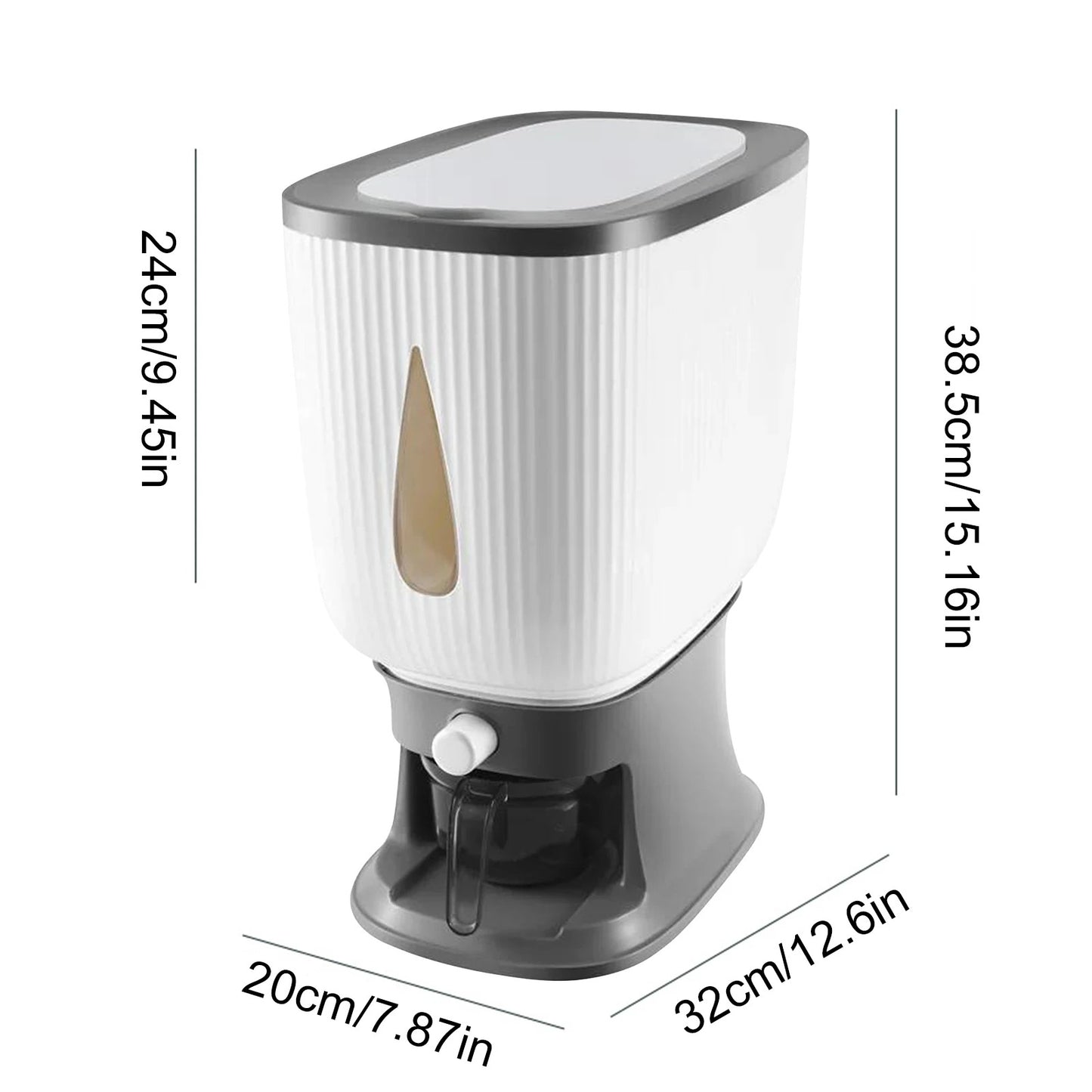 Sealed Rice Dispenser